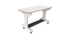 Inzettafel 120 voor J-tafel 180 cm wit Tangara Groothandel voor de Kinderopvang Kinderdagverblijfinrichting